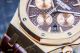 Grade 1A Copy Audemars Piguet Royal Oak Chronograph 7750 Watch Chocolate Dial Brown Leather Strap (5)_th.jpg